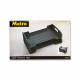 Side Opening Double Document Tray Grey METRO Side Opening Double Document Tray Grey METRO