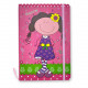 Memo Notebook 14x21 cm with Rope lined Girls Shapes Memo Notebook 14x21 cm with Rope lined Girls Shapes